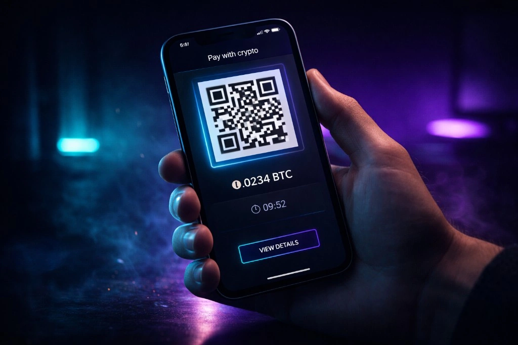 Complete Payment - Scan the QR code or copy the payment address to send your cr...